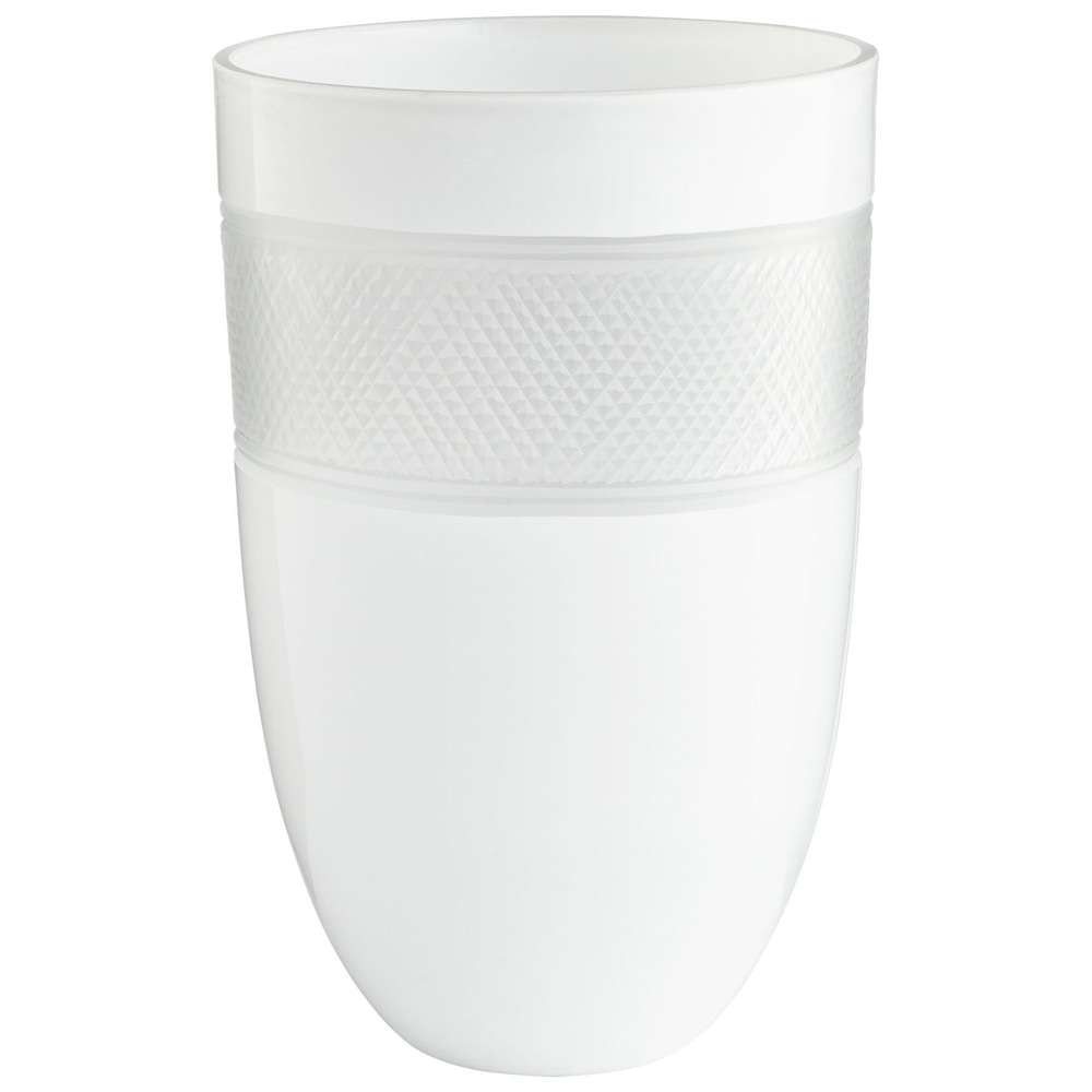 Cyan Design - Calypso Vase in White - Large - 08654 - CLOSEOUT veiw 1