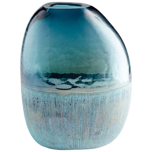 Cyan Design - Cape Caspian Vase in Blue - Large - 11073 veiw 1
