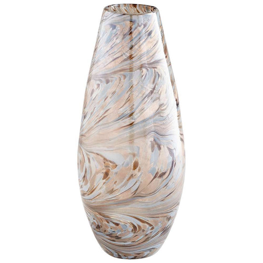 Cyan Design - Caravelas Vase in Metallic Sand Swirl - Large - 09647 veiw 1