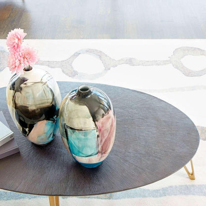 Cyan Design - Carmen Vase #2 in Multi Colored Blue - 09885 veiw 4