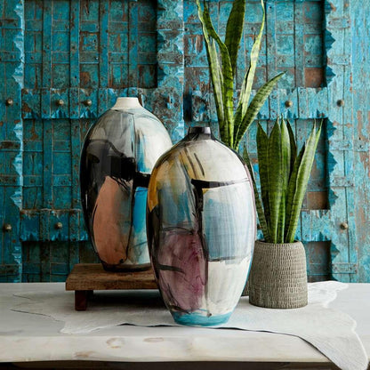 Cyan Design - Carmen Vase #2 in Multi Colored Blue - 09885 veiw 10