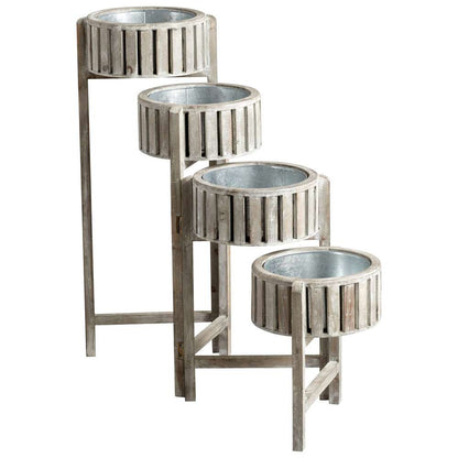 Cyan Design - Cascade Screen Planter in Antique White - 05099 veiw 1