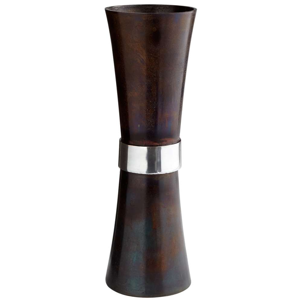 Cyan Design - Catalina Vase in Bronze and Blue - Large - 08295 veiw 1