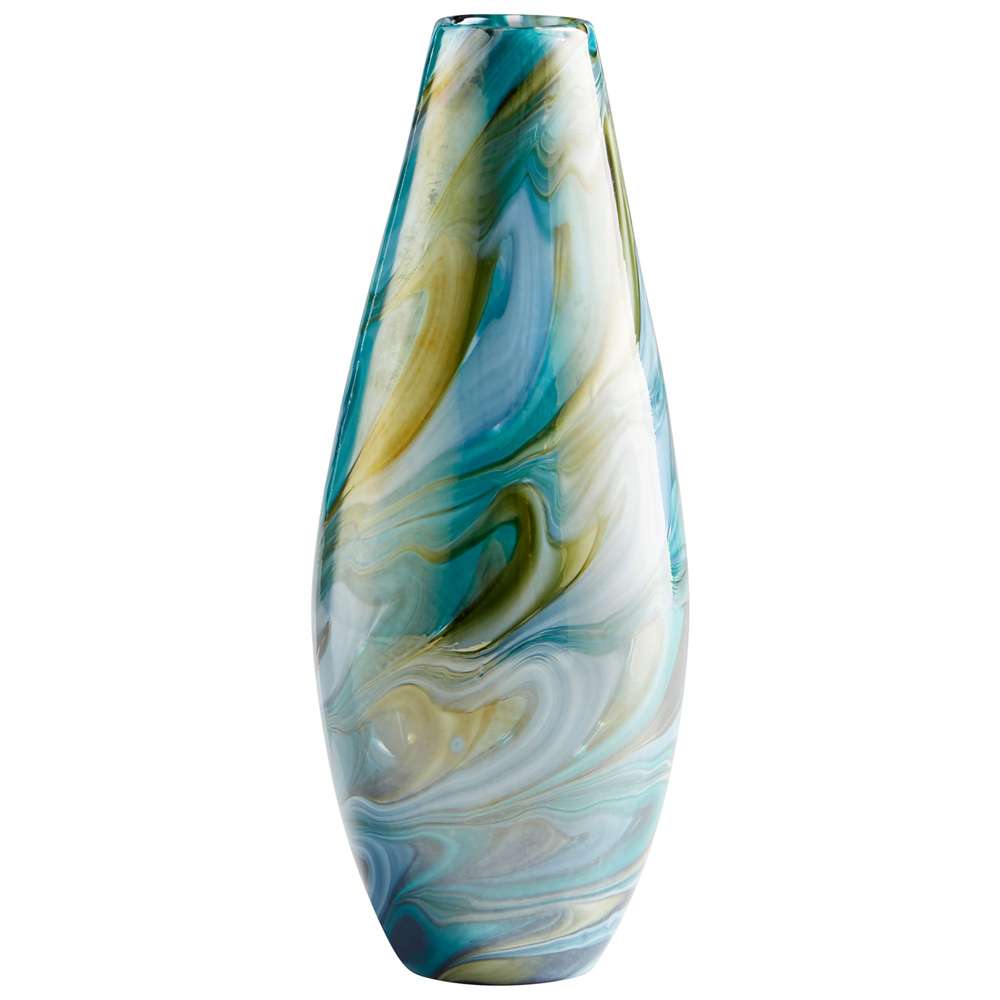 Cyan Design - Chalcedony Vase in Multi Colored Blue - Small - 09501 veiw 1