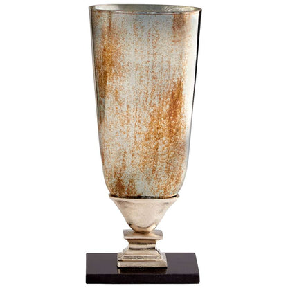 Cyan Design - Chalice Vase in Verdi Platinum Glass - Small - 09766 veiw 1