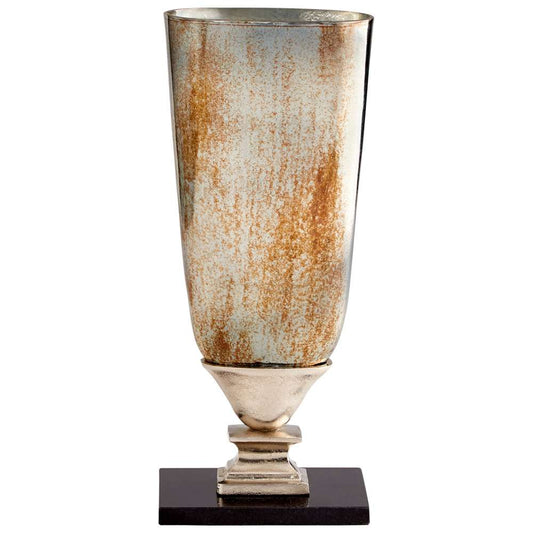 Cyan Design - Chalice Vase in Verdi Platinum Glass - Small - 09766 veiw 1