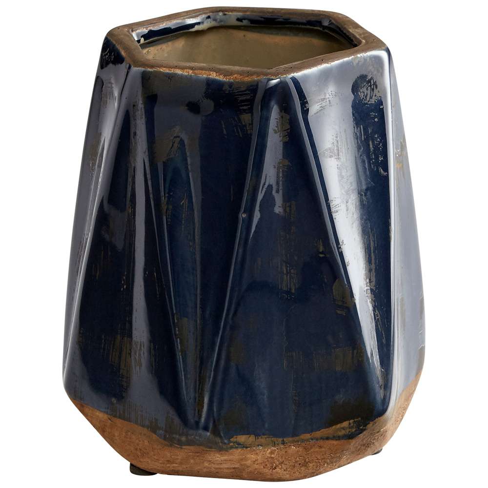 Cyan Design - Chamos Planter in Blue - Small - 11048 veiw 1
