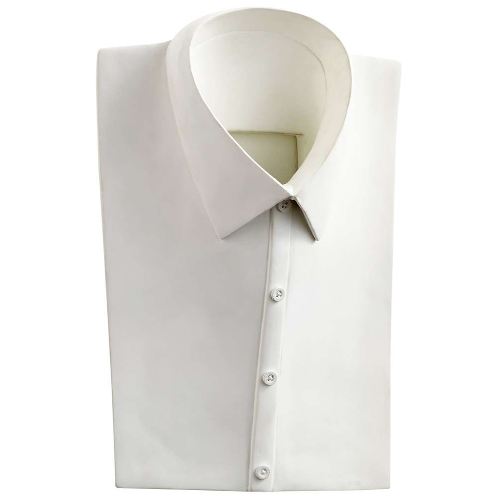 Cyan Design - Chemise Wall Decor in White - 11015 veiw 1
