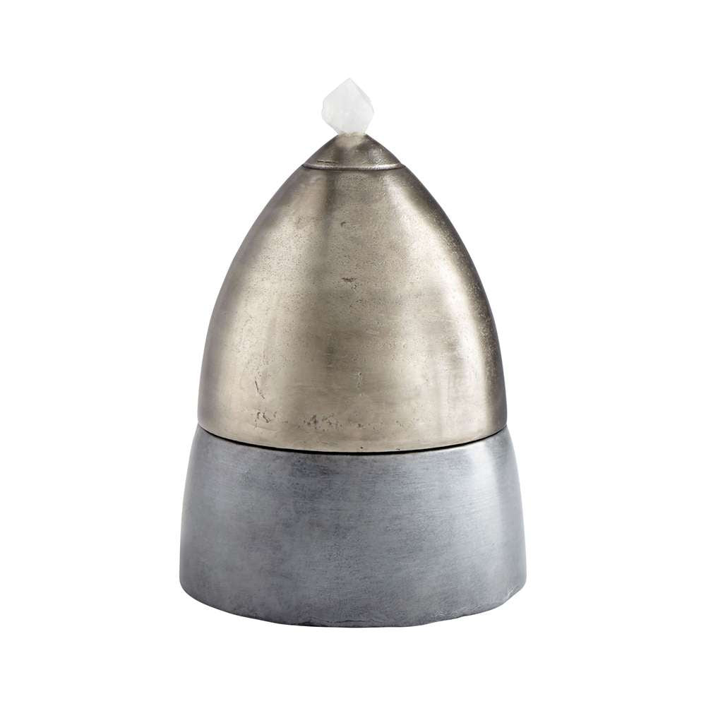 Cyan Design - Chestnut Container in Antique Nickel - Large - 10210 veiw 1