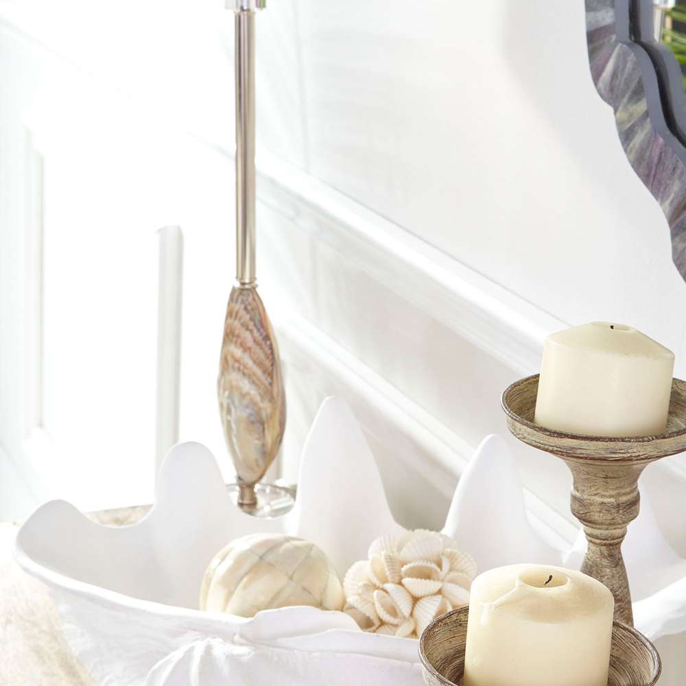 Cyan Design - Clam Shell Bowl in White - 02799 veiw 3