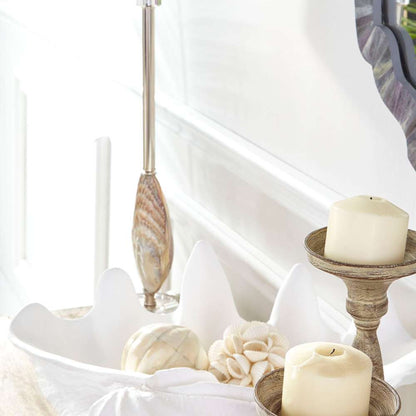 Cyan Design - Clam Shell Bowl in White - 02799 veiw 3
