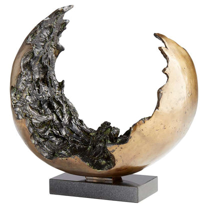 Cyan Design - Concentric Chaos Sculpture in Gold and Black - 11242 veiw 1