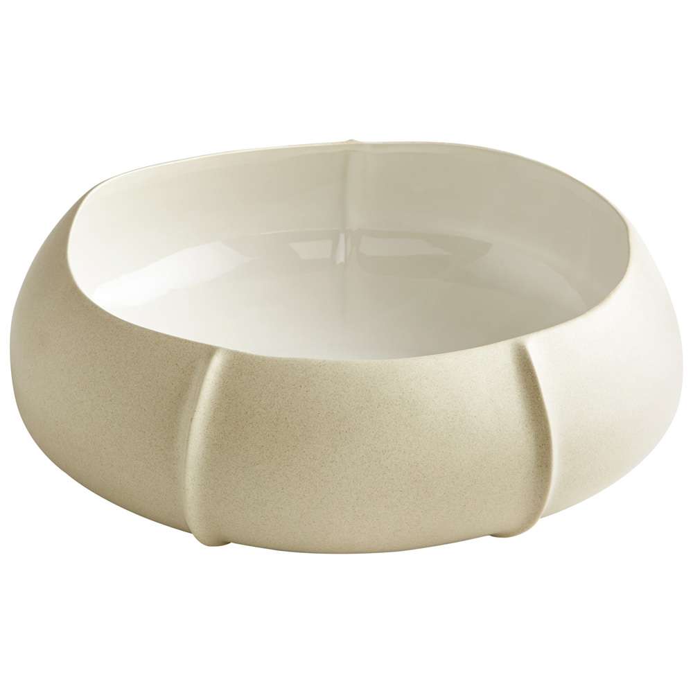 Cyan Design - Cotton Bowl in Gloss White - Large - 06885 veiw 1