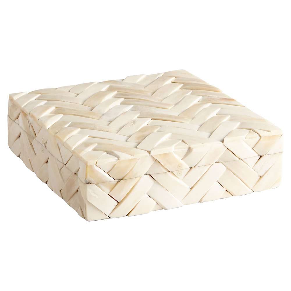 Cyan Design - Cumberland Container in White - Large - 10235 veiw 1