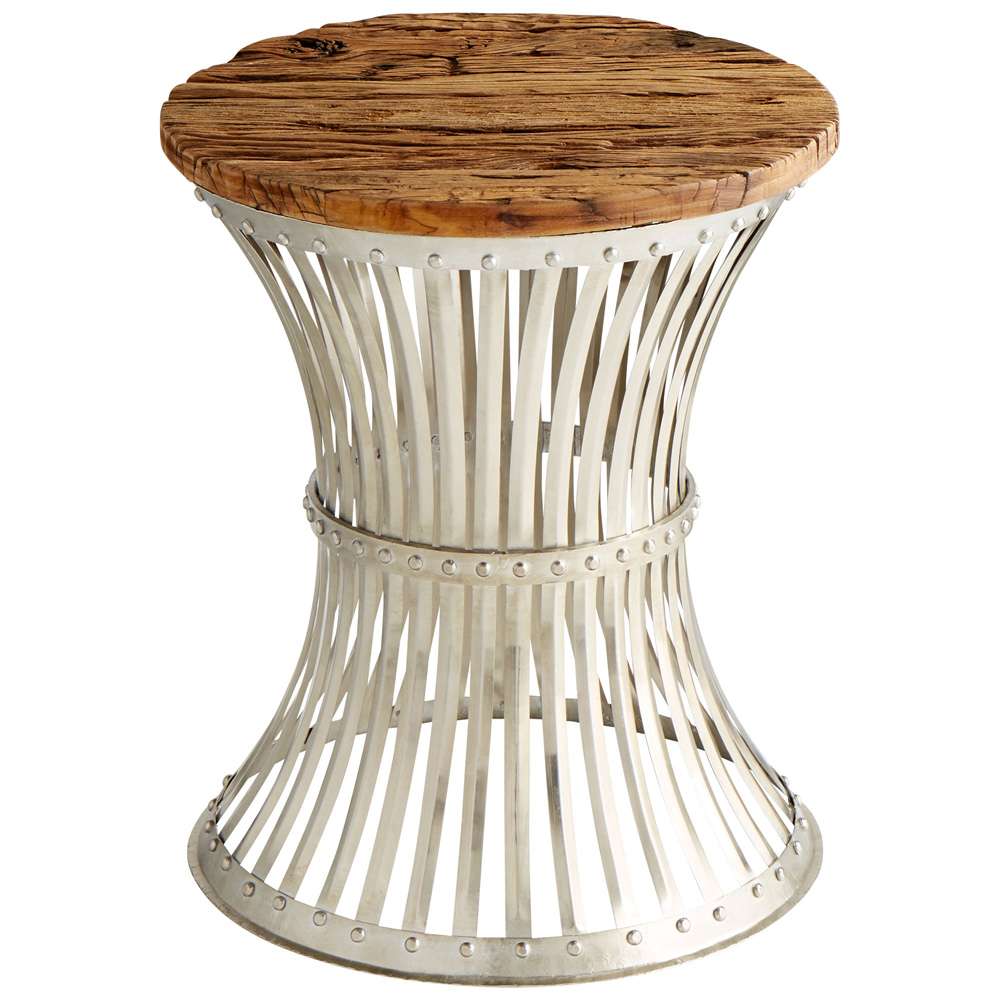 Cyan Design - Dalton Side Table in Raw Iron and Natural Wood - 10082 veiw 1