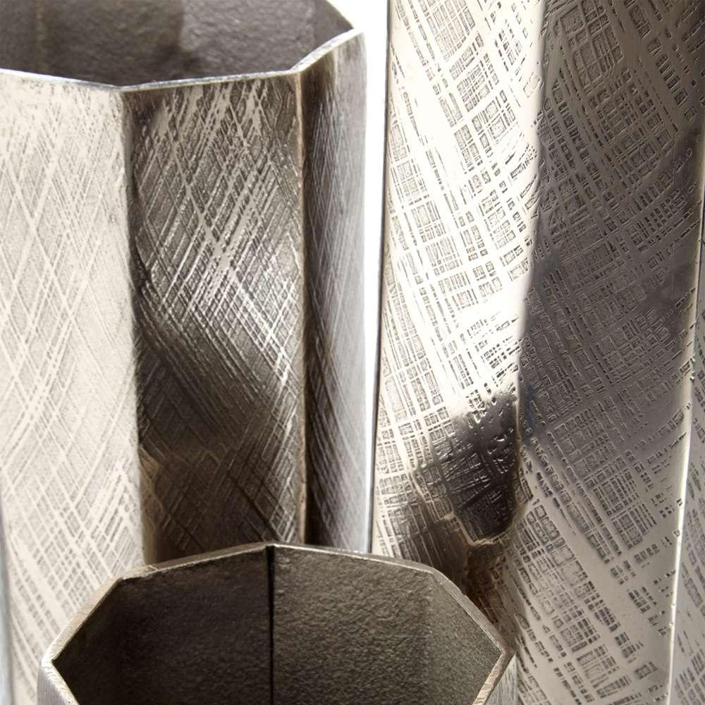 Cyan Design - Danielle Vase in Antique Silver - Large - 09820 veiw 3