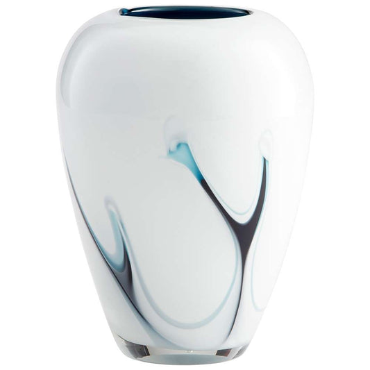 Cyan Design - Deep Sky Vase in Blue and White - Small - 10444 veiw 1