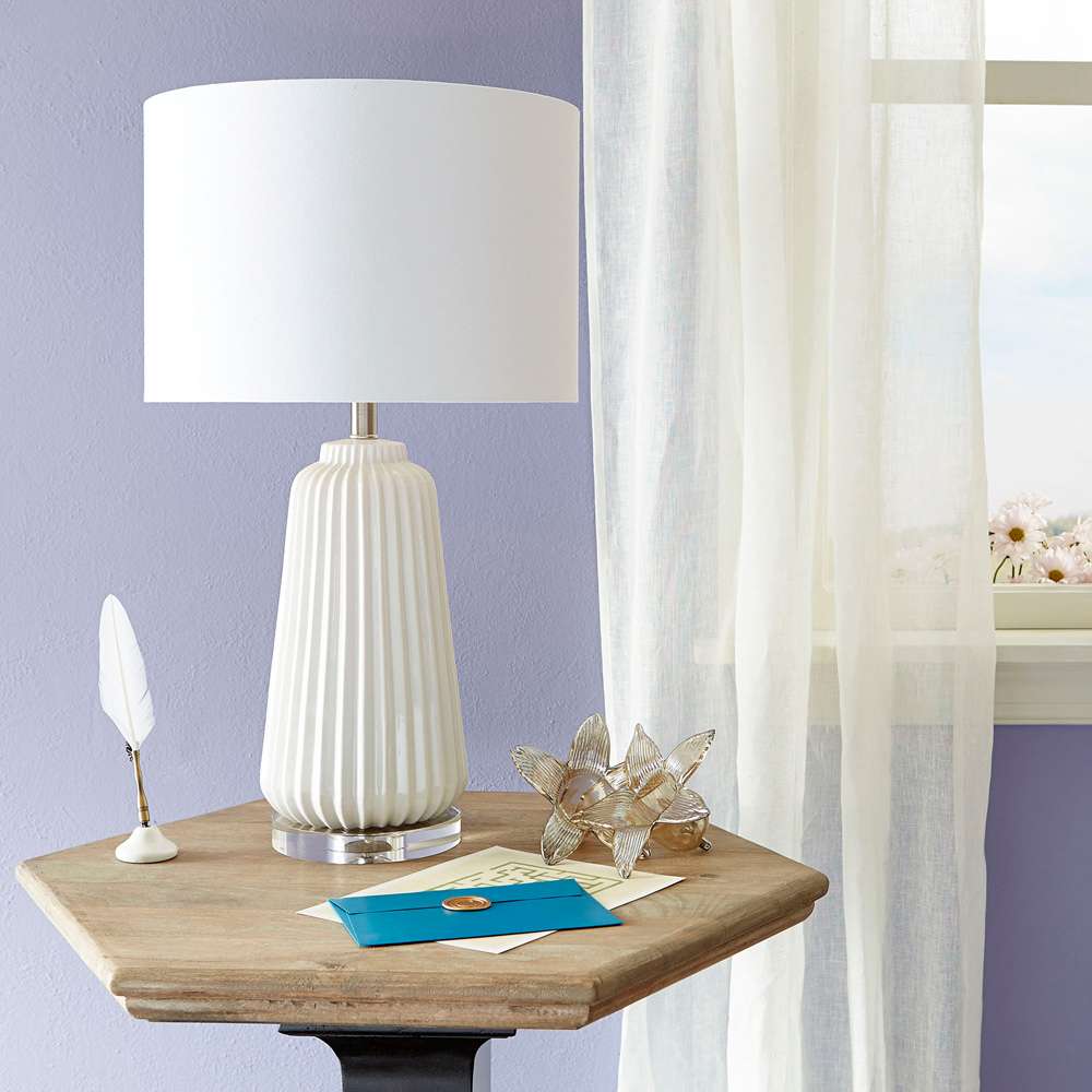 Cyan Design - Delphine Table Lamp in White - 07743 veiw 5