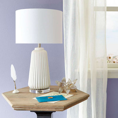 Cyan Design - Delphine Table Lamp in White - 07743 veiw 5