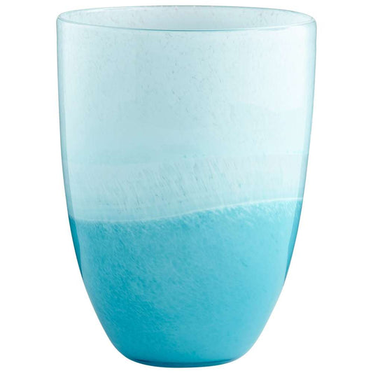 Cyan Design - Devotion Vase in Sky Blue and White - Small - 07284 veiw 1