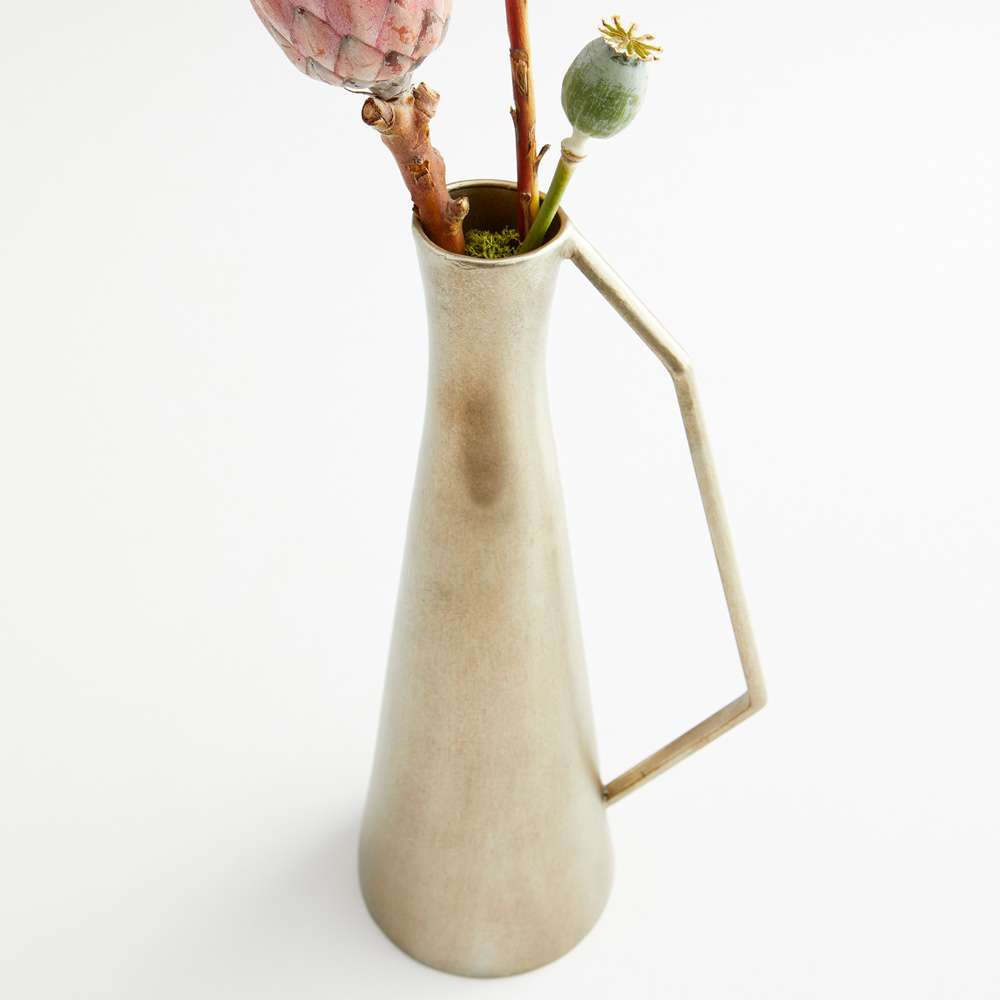 Cyan Design - Dhaka Vase in Nickel - Small - 09861 veiw 2