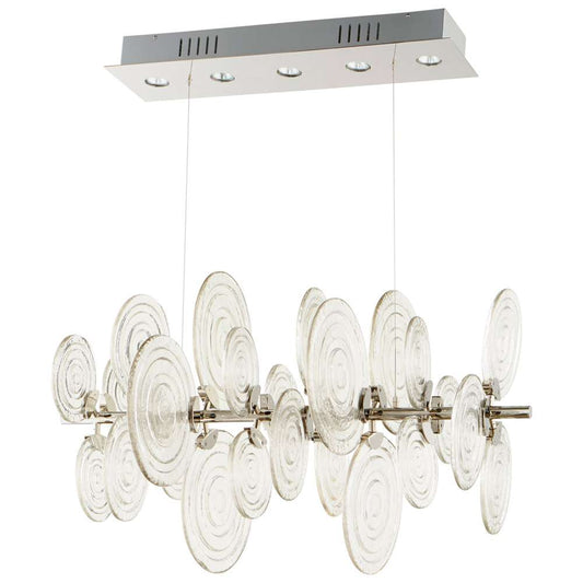 Cyan Design - Discus Pendant 5-Light in Polished Nickel - 09684 - CLOSEOUT veiw 1