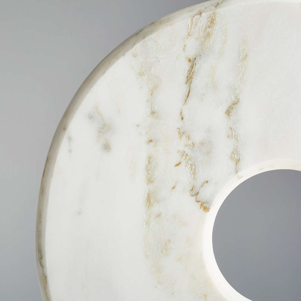 Cyan Design - Disk On Stand in White - Large - 02309 veiw 2