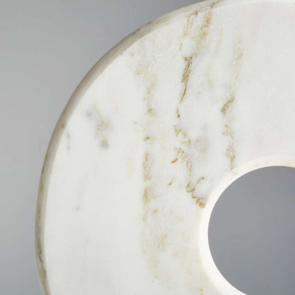 Cyan Design - Disk On Stand in White - Large - 02309 veiw 2