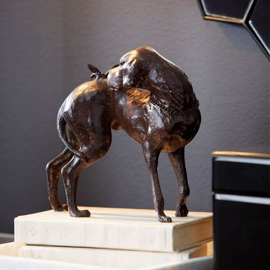 Cyan Design - Dog and Butterfly in Rubbed Red - 04689 veiw 2