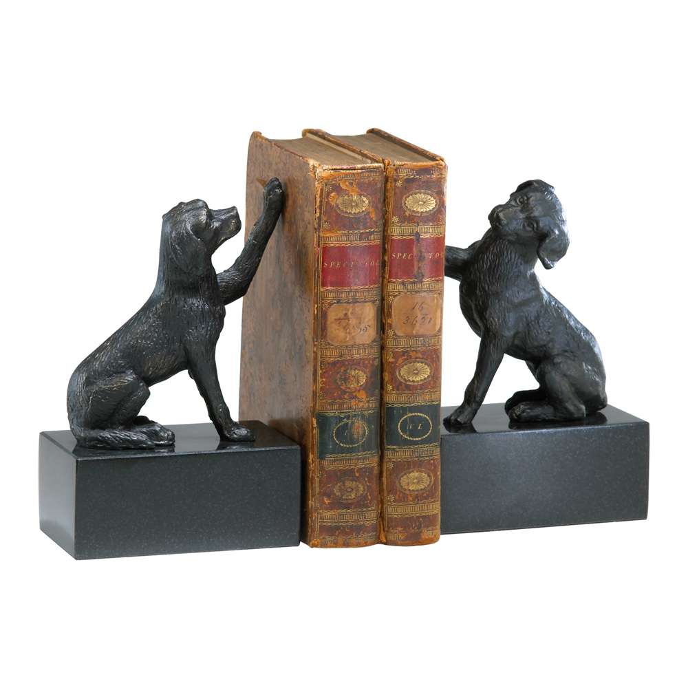 Cyan Design - Dog Bookends S/2 in Old World - 02817 veiw 1