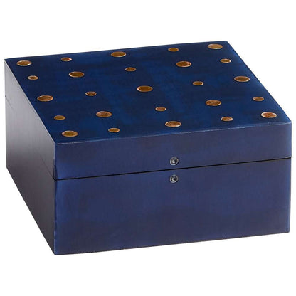 Cyan Design - Dotty Container in Black and Brass - Large - 09789 veiw 1