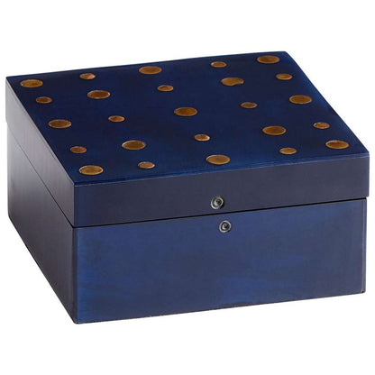 Cyan Design - Dotty Container in Black and Brass - Small - 09788 veiw 1