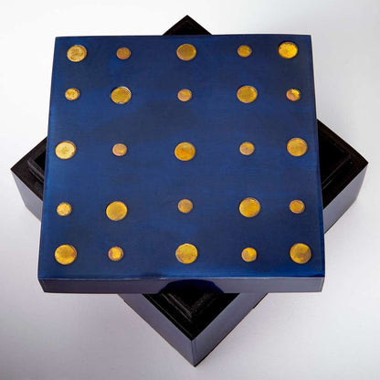 Cyan Design - Dotty Container in Black and Brass - Small - 09788 veiw 2