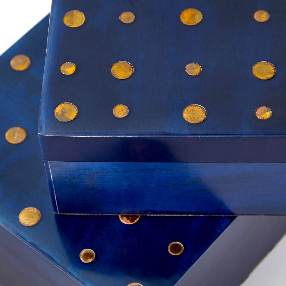 Cyan Design - Dotty Container in Black and Brass - Small - 09788 veiw 3