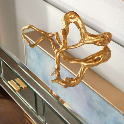 Cyan Design - Drifting Sculpture in Gold - Medium - 09132 veiw 3