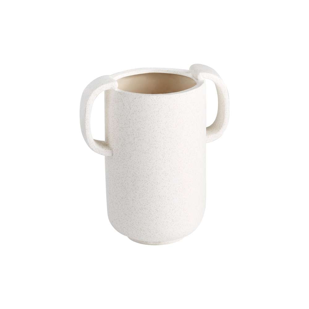 Cyan Design - Dusty Miller Vase in White - Small - 11190 veiw 1