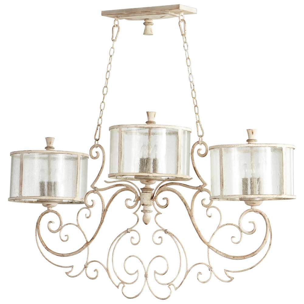Cyan Design - Florine Island 9-Light in Persian White and Mystic Silver - 05782 veiw 1