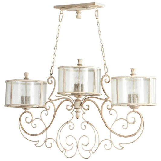 Cyan Design - Florine Island 9-Light in Persian White and Mystic Silver - 05782 veiw 1