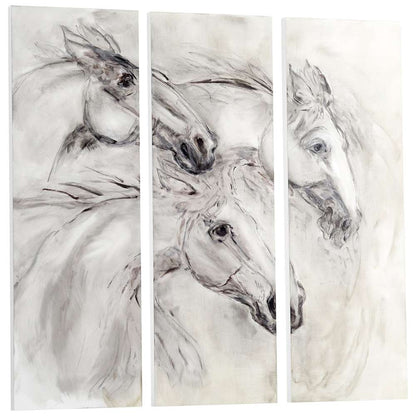Cyan Design - Galloping Wall Art in White - 10420 veiw 1