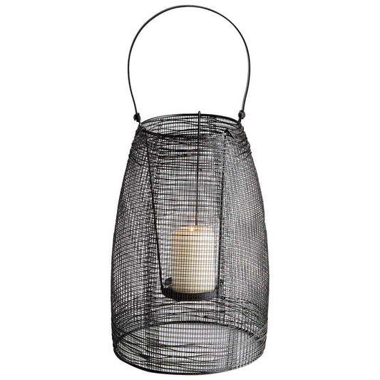 Cyan Design - Gauze Candleholder in Graphite - Small - 10243