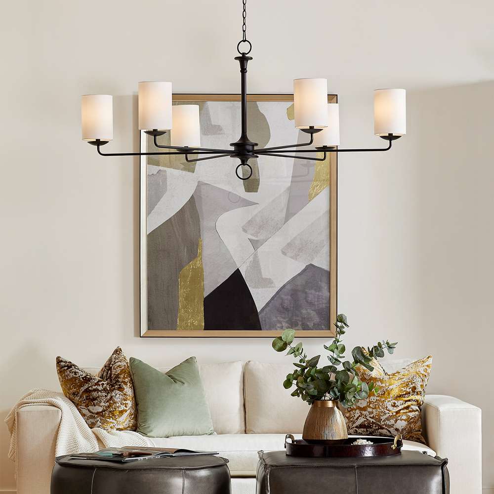 Cyan Design - Ginevra Chandelier in Black - 11433 veiw 2