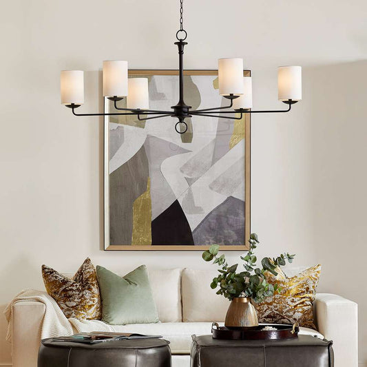 Cyan Design - Ginevra Chandelier in Black - 11433 veiw 2