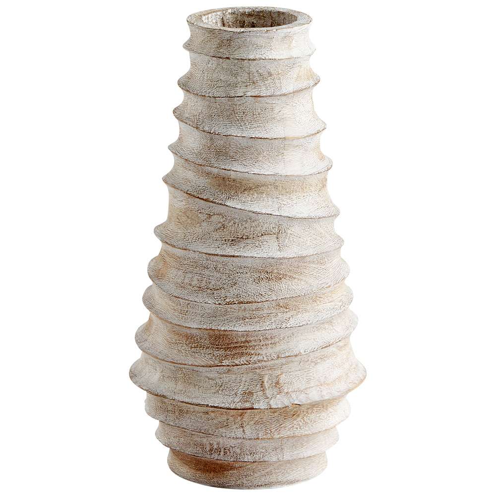 Cyan Design - Giorgio Vase in Whitewashed - Large - 10726 veiw 1