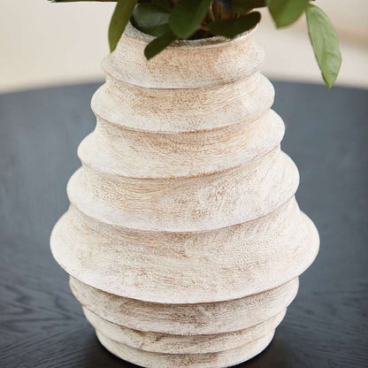 Cyan Design - Giorgio Vase in Whitewashed - Small - 10724 veiw 2