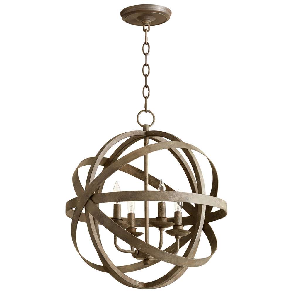 Cyan Design - Gladwin Pendant 4-Light in Distressed Zinc - 07965 veiw 1