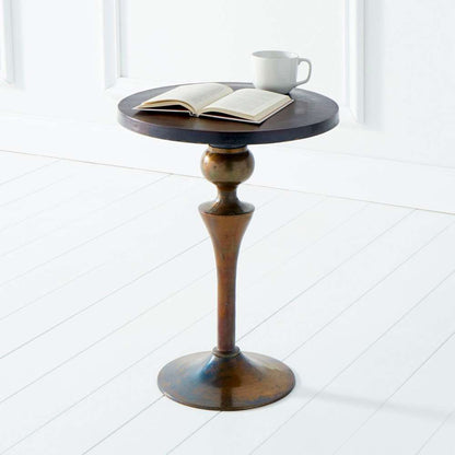 Cyan Design - Gully Side Table in Bronze and Blue - Small - 08297 veiw 2