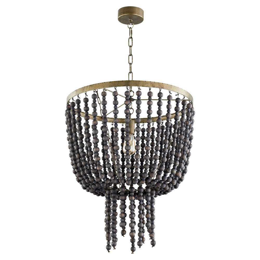 Cyan Design - Hammock Pendant in Black - Round - 11246 veiw 1