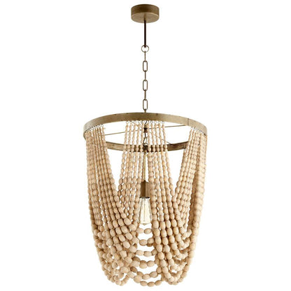 Cyan Design - Hammock Pendant in Cream - Long - 09264 veiw 1