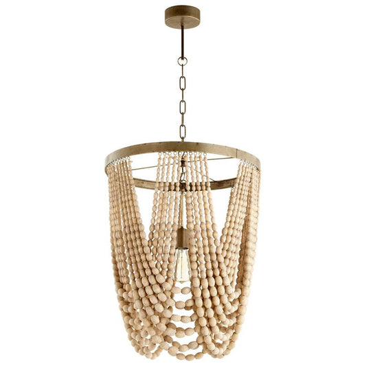 Cyan Design - Hammock Pendant in Cream - Long - 09264 veiw 1
