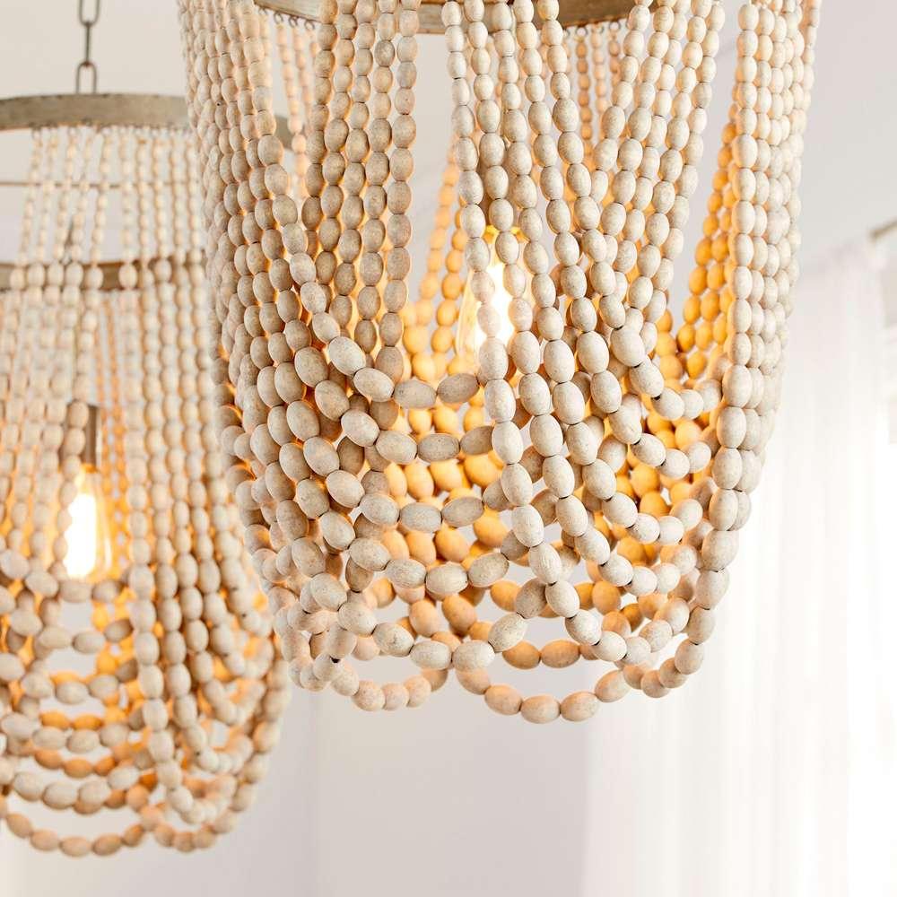 Cyan Design - Hammock Pendant in Cream - Long - 09264 veiw 3